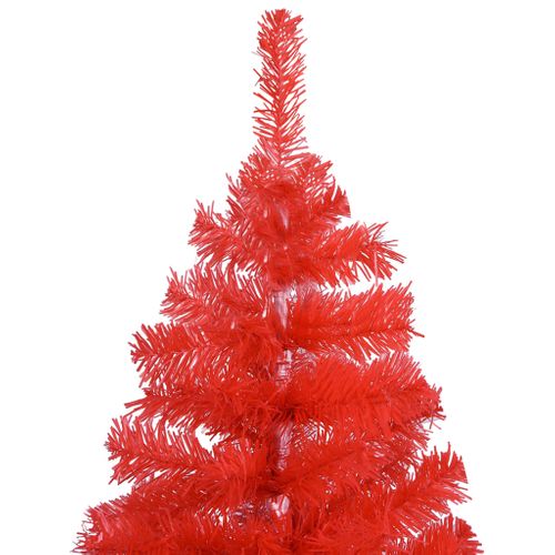 VidaXL kunstkerstboom met standaard 150cm PVC rood