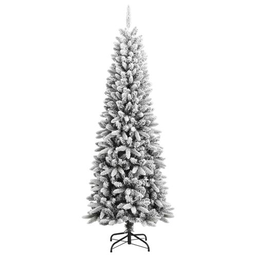VidaXL kunstkerstboom met sneeuw 210cm PVC en PE