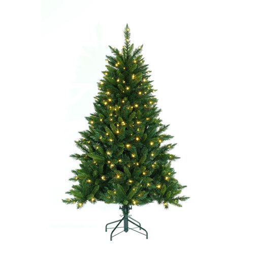 Holiday Tree - Kerstboom Black Forest 150 Cm Met Warm Led Verlichting Kerstboom