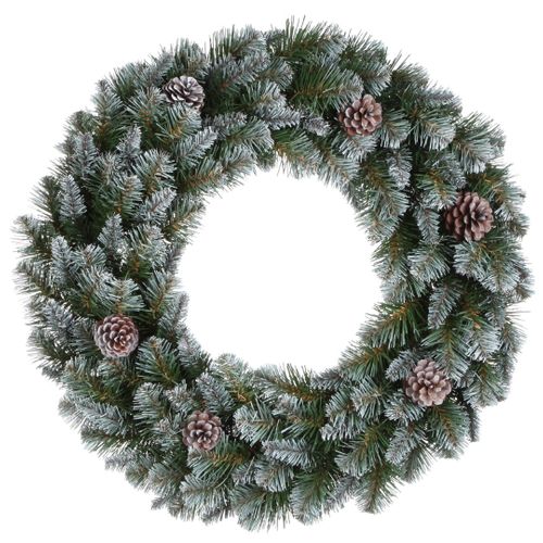 Triumph Tree - Empress Wreath Green Frosted Tips 320 - D90cm